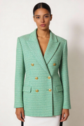 Houndstooth Double Blazer