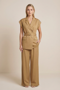 Tailored Double-Breasted Vest & Trouser Set