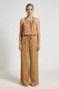 Silky Chain-Neck Halter Set