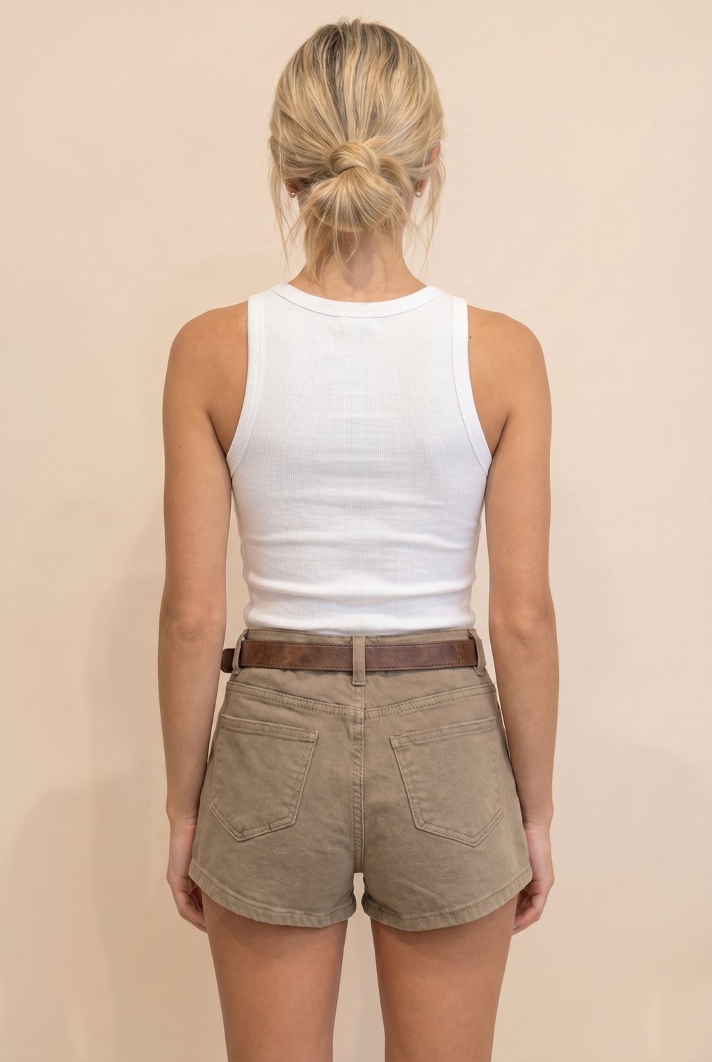 Classic Garment-Dyed Denim Shorts