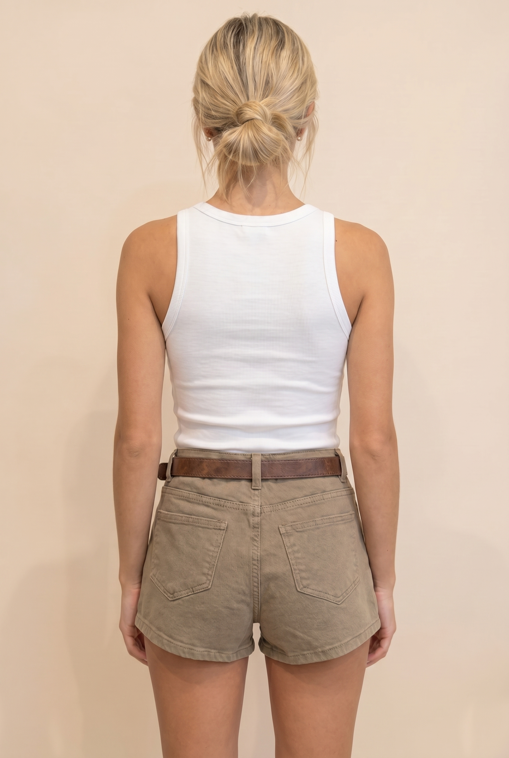 Classic Garment-Dyed Denim Shorts